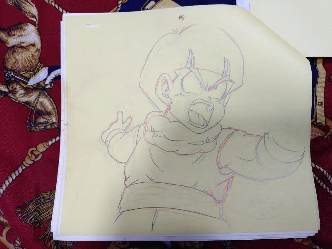 j*い様 ドラゴンボール セル画 手描き 原画 孫悟飯 当時物