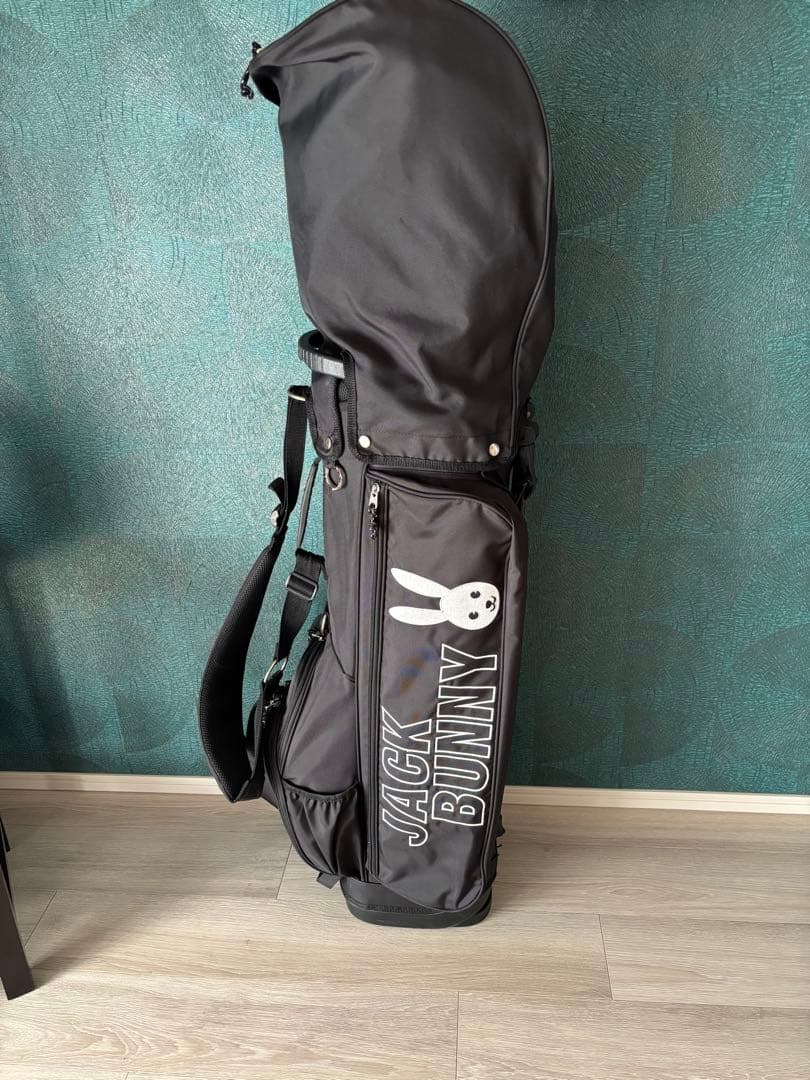 JACK BUNNY!! スタンド式キャディーバック ヘッドカバー5点付き