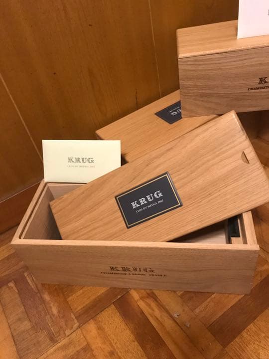 【在庫一掃❗️初売り・SALE❗️】KRUG・クルグ／ 木製化粧箱 × 5箱セット