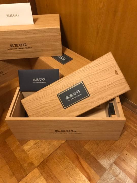 【在庫一掃❗️初売り・SALE❗️】KRUG・クルグ／ 木製化粧箱 × 5箱セット
