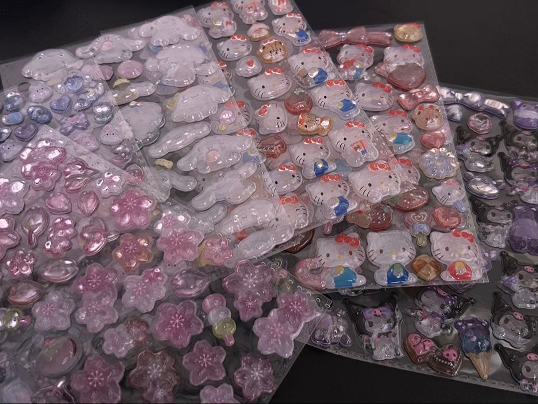 ボンボンドロップシール シール帳 透明ケース付き