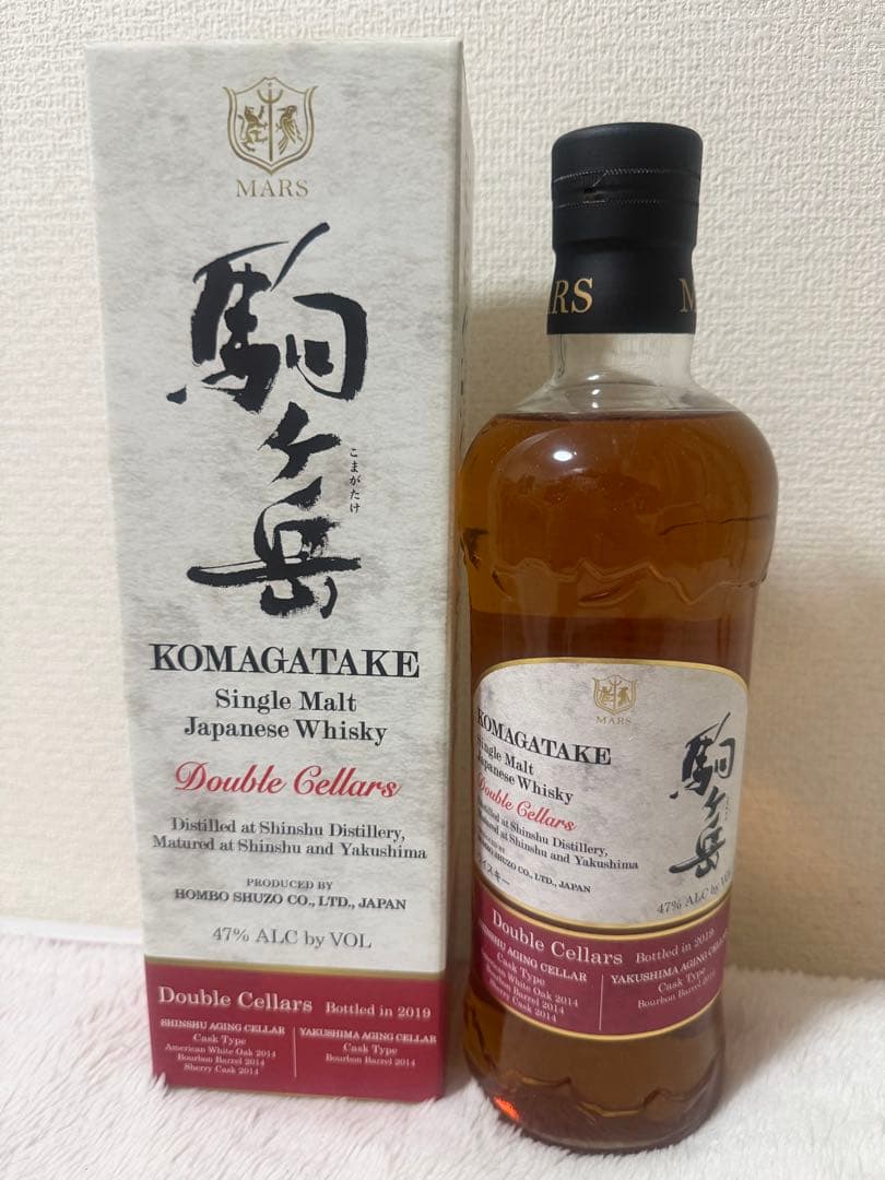 駒ヶ岳 ダブルセラーズ 2019 シングルモルトウイスキー 700ml 57%