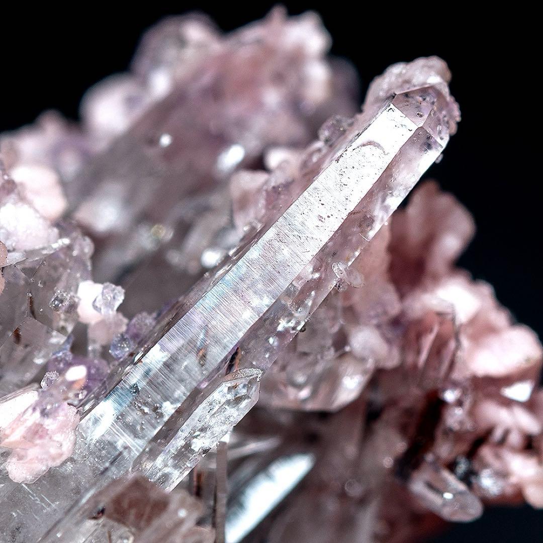 中国 ロードクロサイト フローライト 蛍石 天然石 原石 鉱物標本 鉱石 731