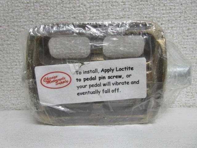 【送料込】CHICAGO 復刻 シカゴ キック ペダル 真鍮 ブラス ハーレー