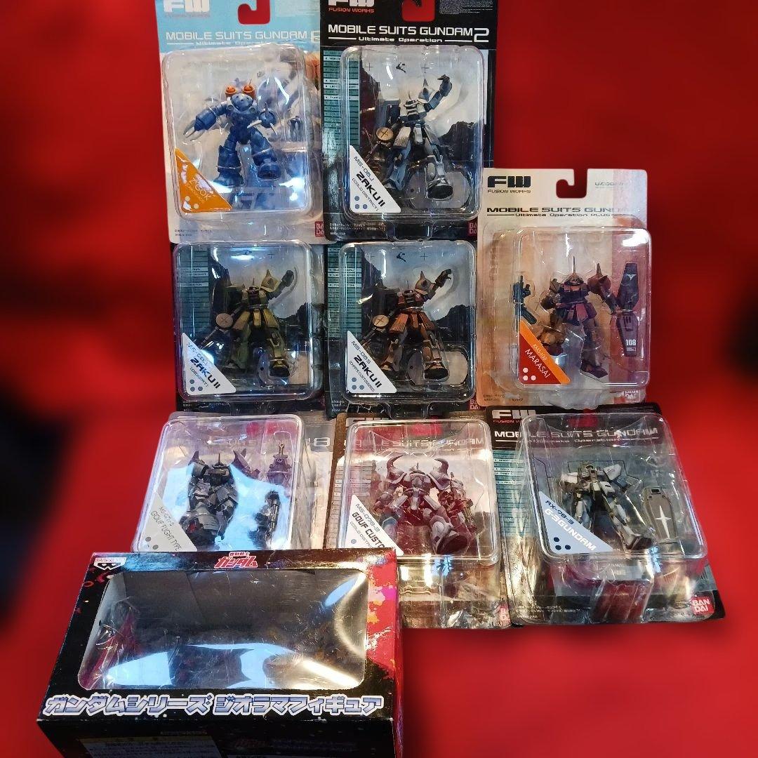 ガンダム アルティメットオペレーションシリーズ　8体　ジオラマフィギュア