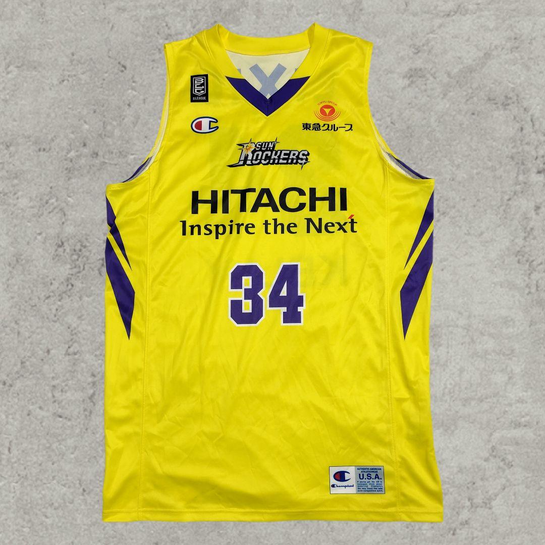 サンロッカーズ渋谷　レプリカユニフォーム　＃３４　XL