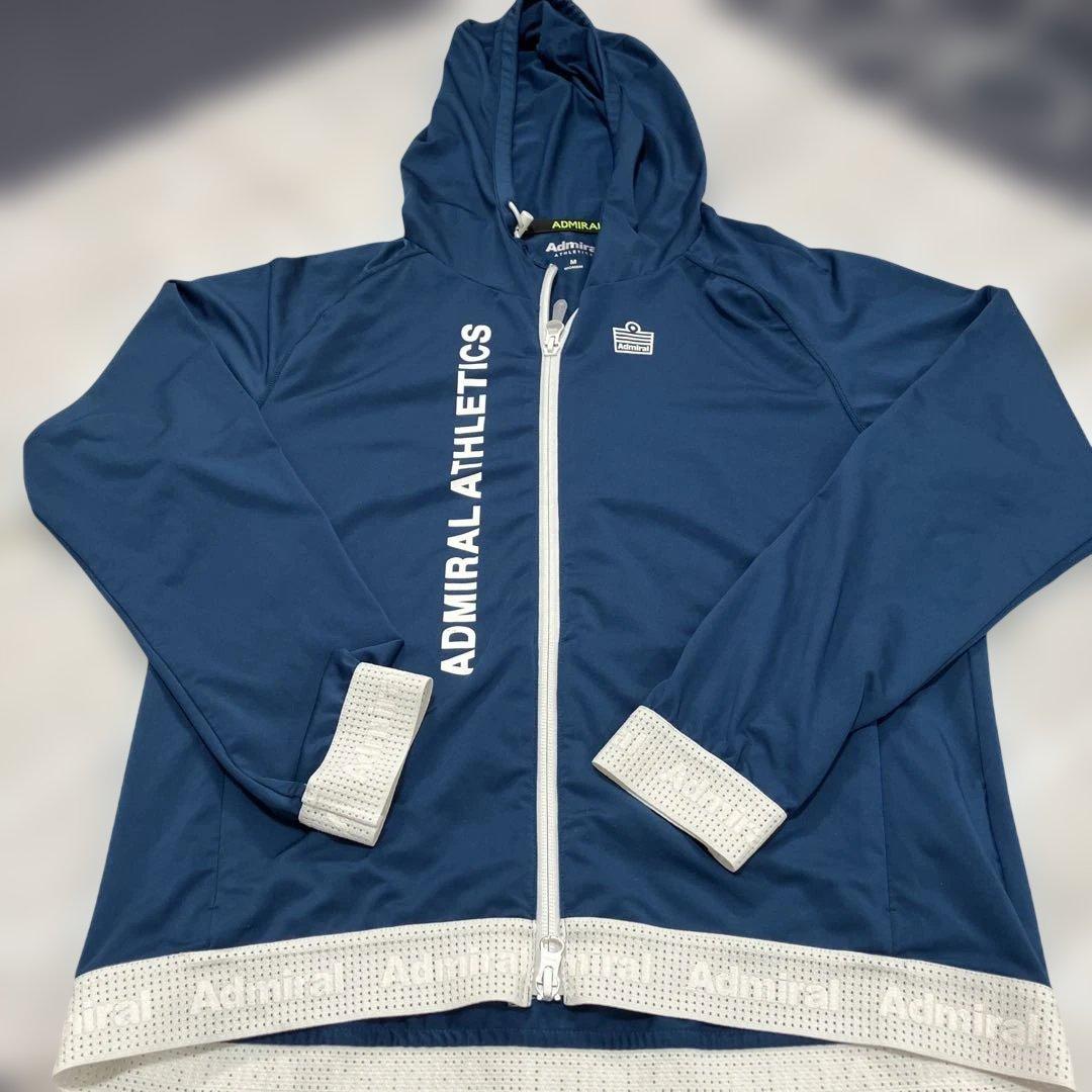 Admiral Athletics フルジップフーディ M ネイビー
