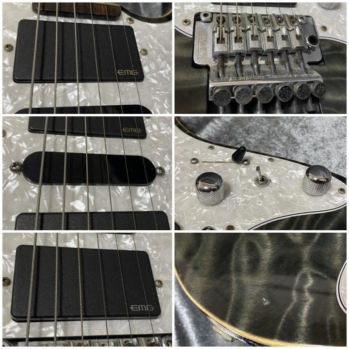 SCHECTER SD-2-24 BW Mod EMGピックアップ換装