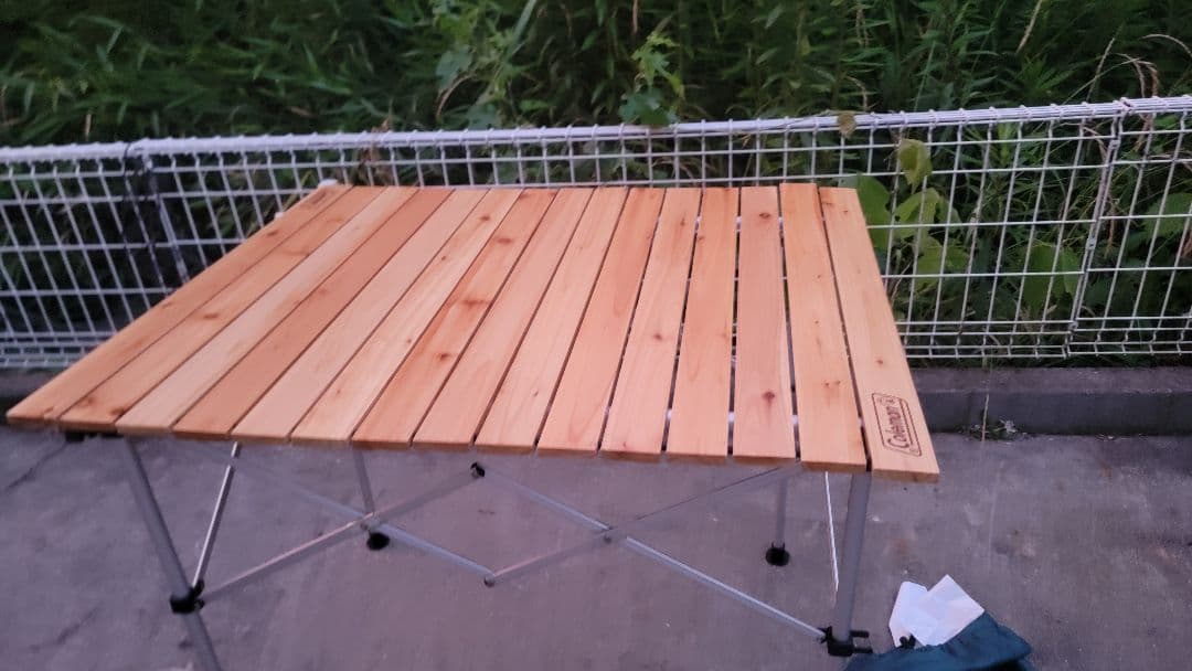 コールマン ナチュラルウッドロールテーブル/90