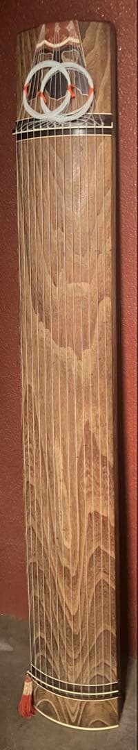 お筝 13弦 並甲 すだれ彫り 甲に傷少ない