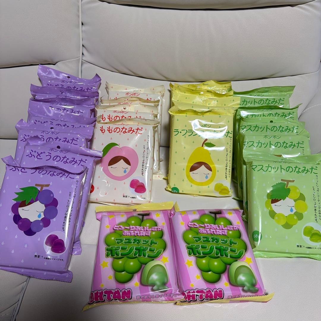 ボンボンシリーズマスカット5ラフランス4もも4ぶどう7マスカットボンボン2