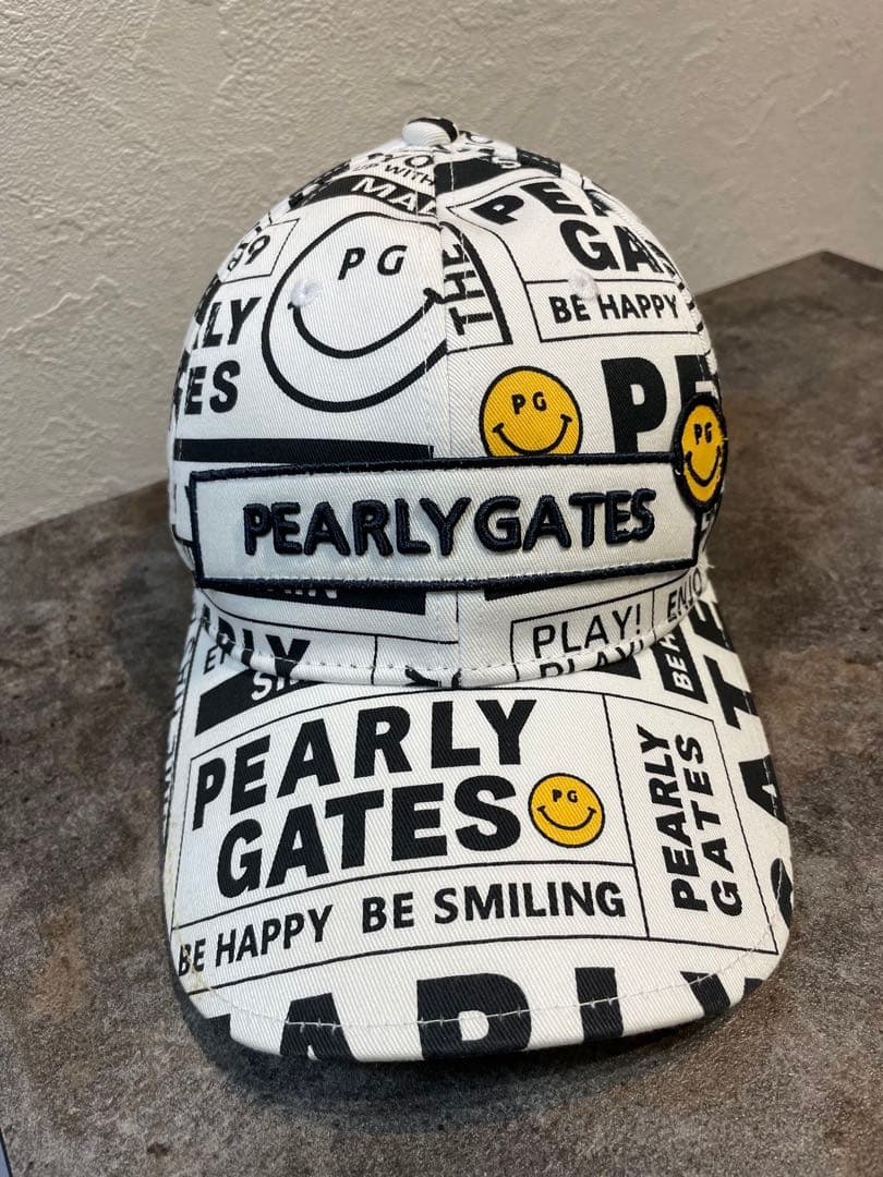 PEARLY GATES ロゴキャップ /バイザー