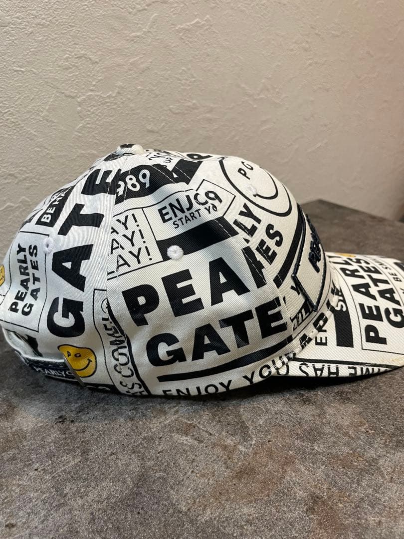 PEARLY GATES ロゴキャップ /バイザー