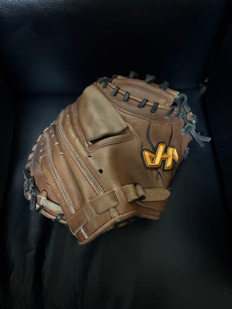 pbw-4208 ハタケヤマ　ブラウン　グローブ 右投げ用　キャッチャーミット