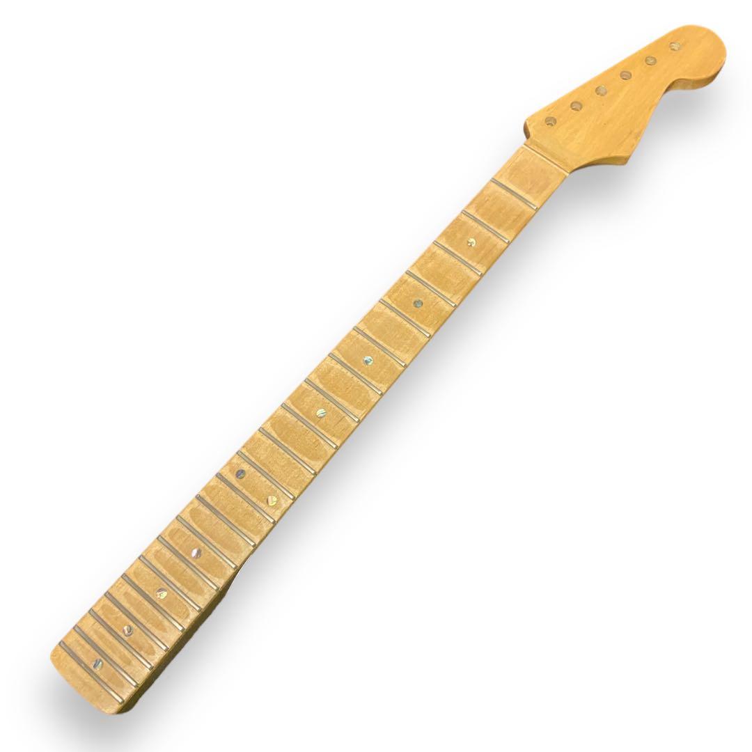 ストラトキャスター ネック 黒蝶貝インレイ fenderタイプ
