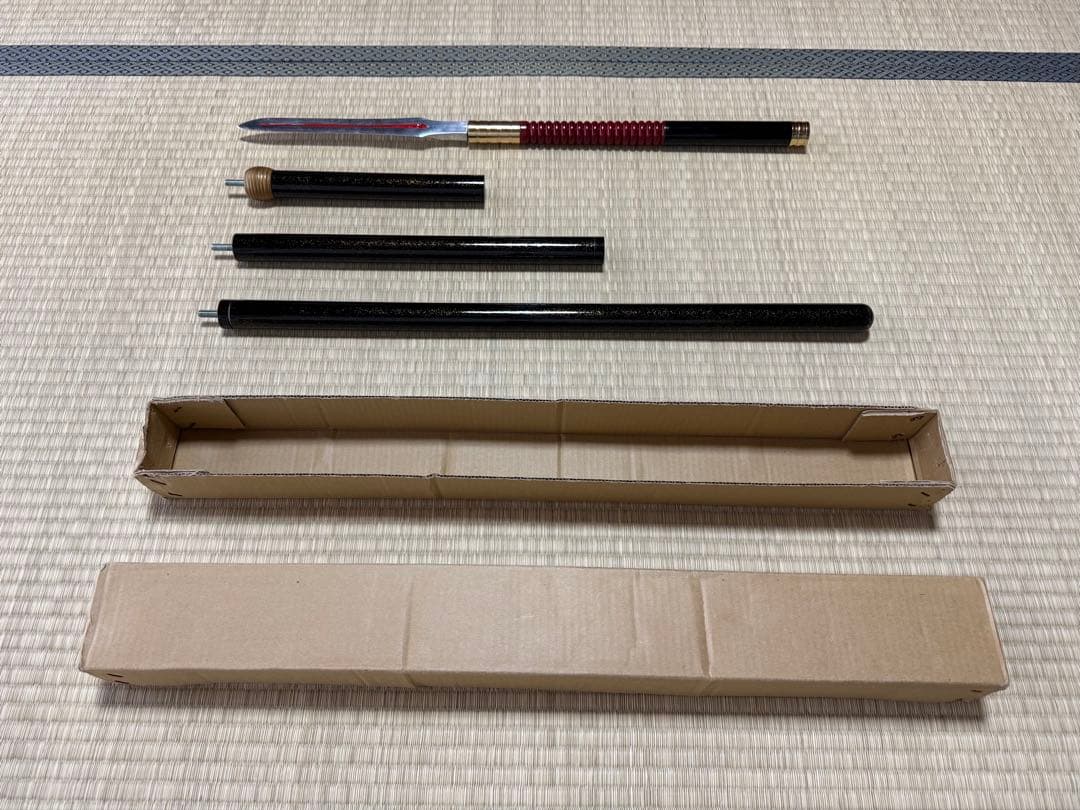 槍　やり　上槍　4本継　模造刀　模擬刀　美術刀　舞踊　大衆演劇　芝居