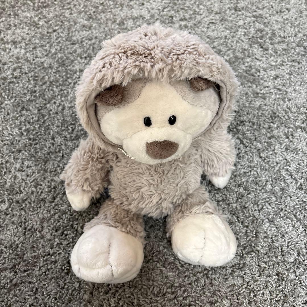 【レア】nici 35cm スノーキャット グレー ぬいぐるみ