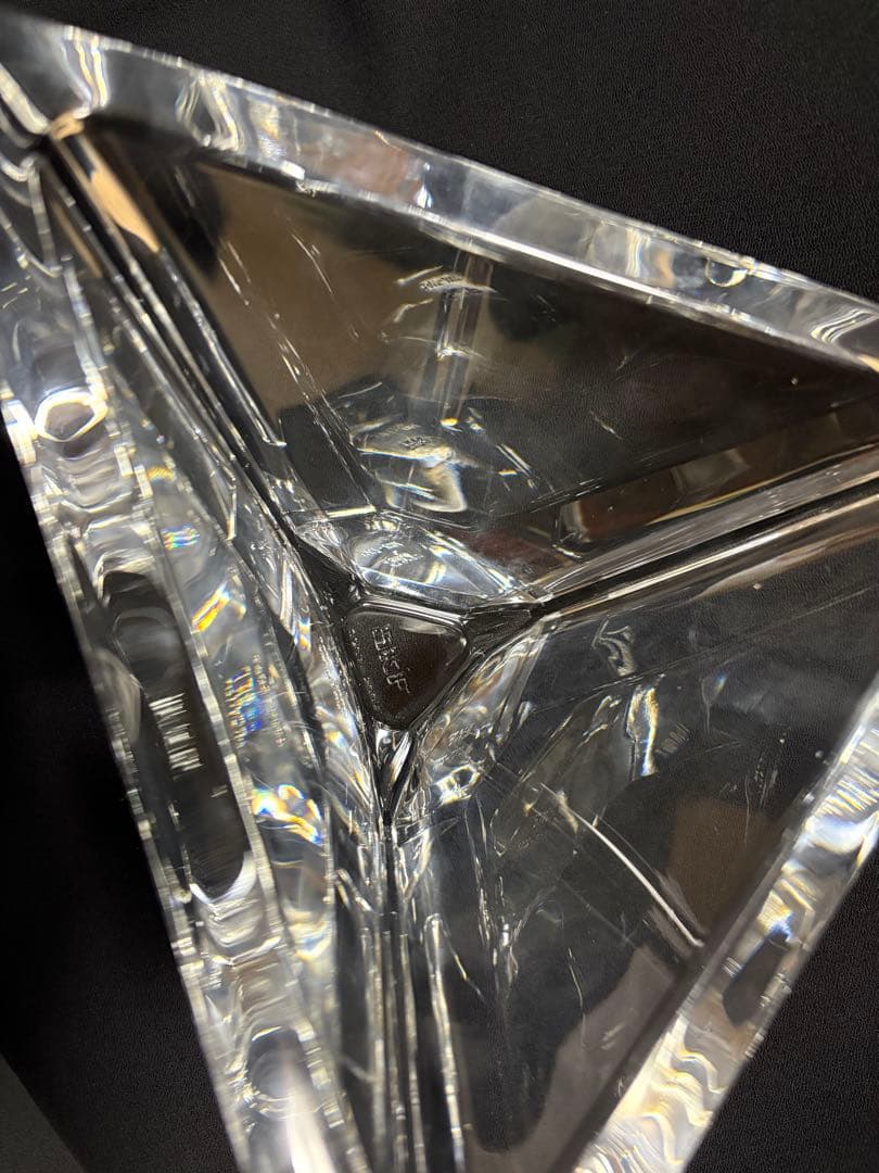 【希少】Orrefors オレフォス SKF 100周年記念 クリスタルオブジェ