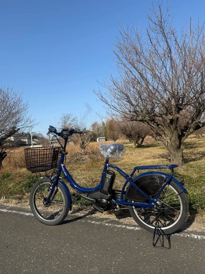 青色 シティタイプ 電動アシスト自転車