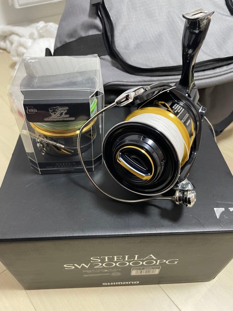 シマノ 20ステラＳＷ20000PGと20000MAXスプール