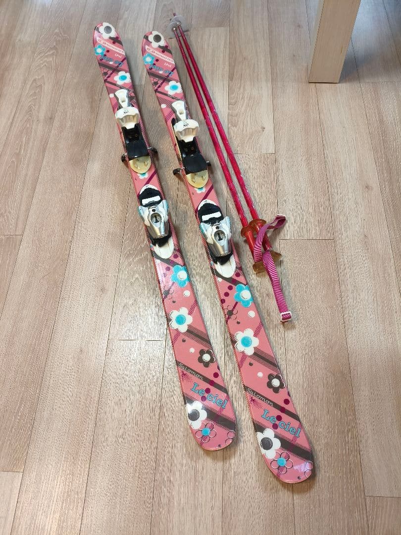 SALOMON 141cm レディース スキー Leciel