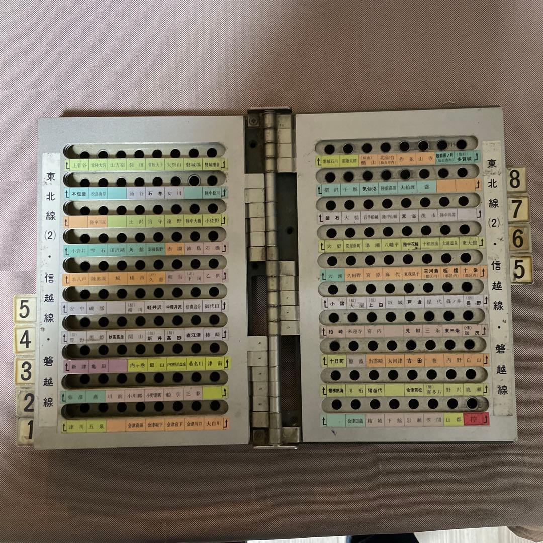 旧マルス発券機パタパタ