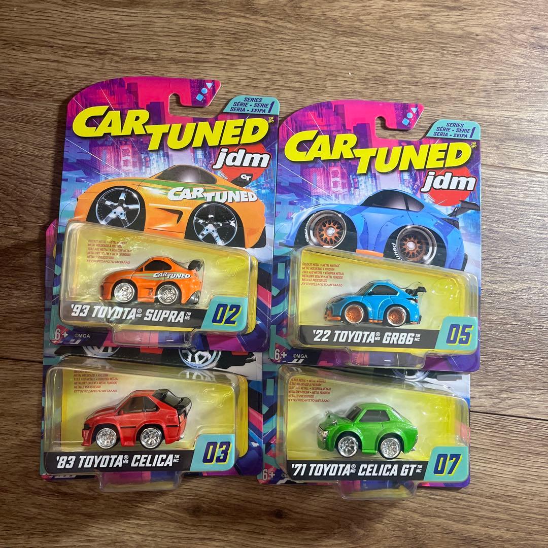 新品未使用　CAR TUNED JDM トヨタ 4種類 トヨタ CAR