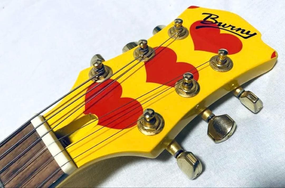 BURNY YH-JR hideモデル アンプ内蔵 モッキンバード ギター