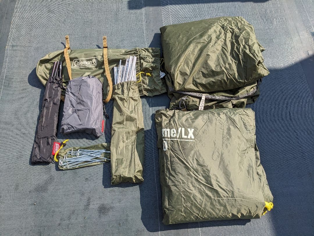 コールマン　ツーリングドーム/LX＋アルミポールほか