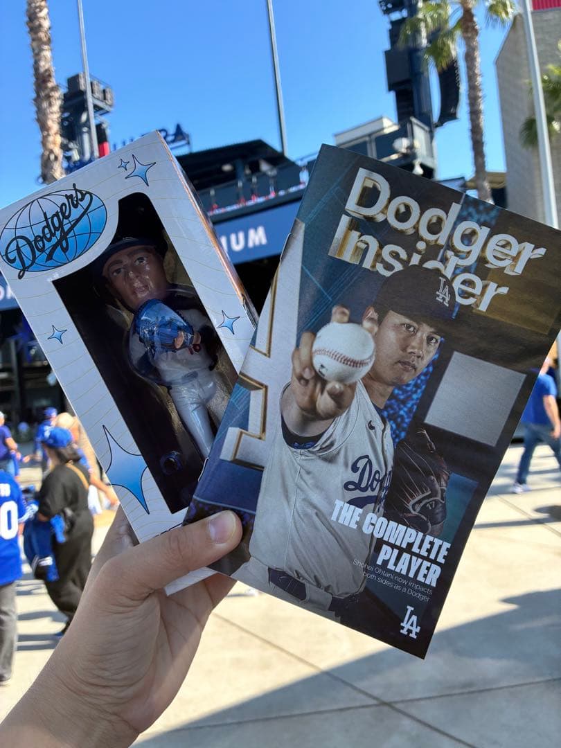 【大谷表紙パンフ付き】ドジャース 山本由伸ボブルヘッド 2025