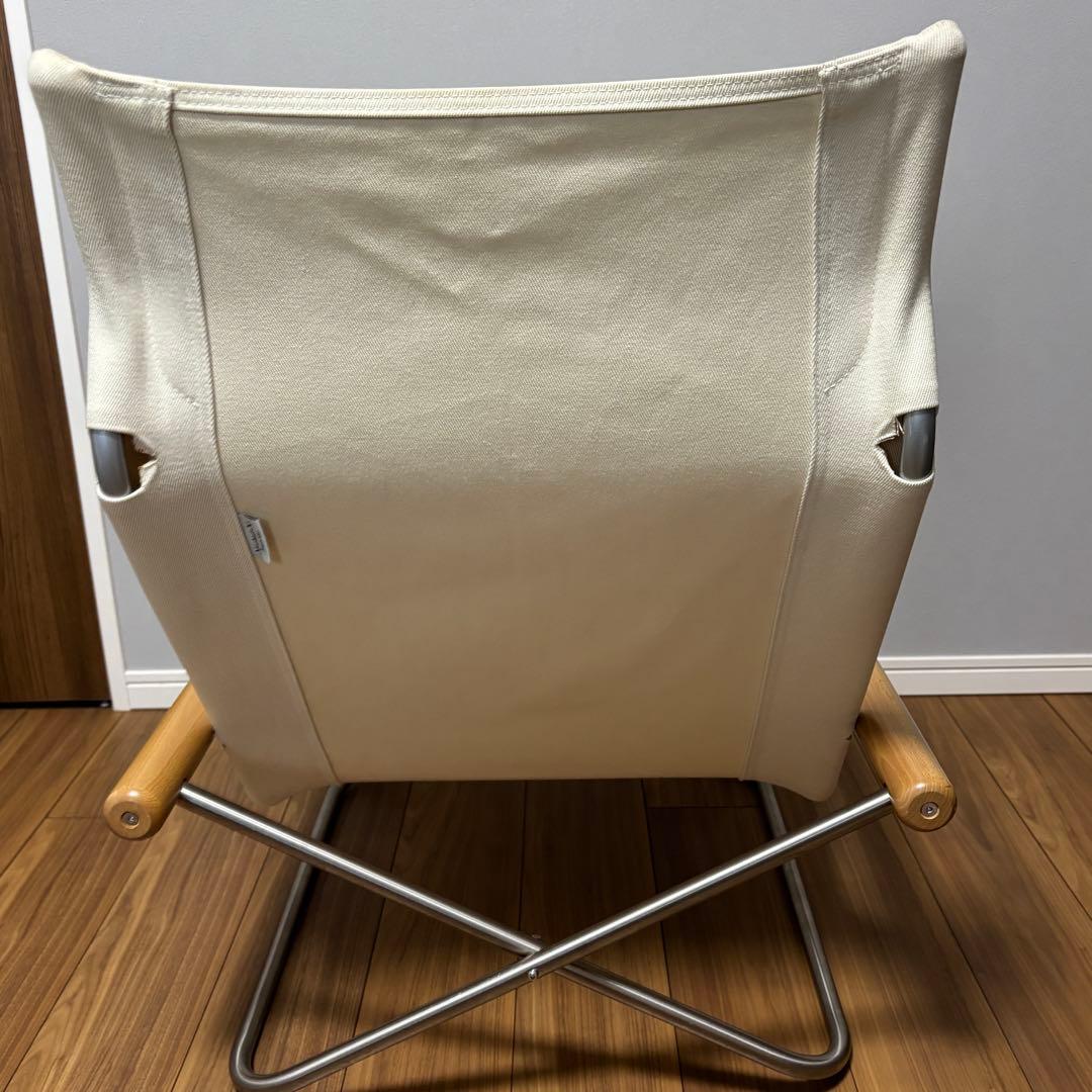 Nychair X ニーチェアX ホワイト ナチュラル 折りたたみ椅子