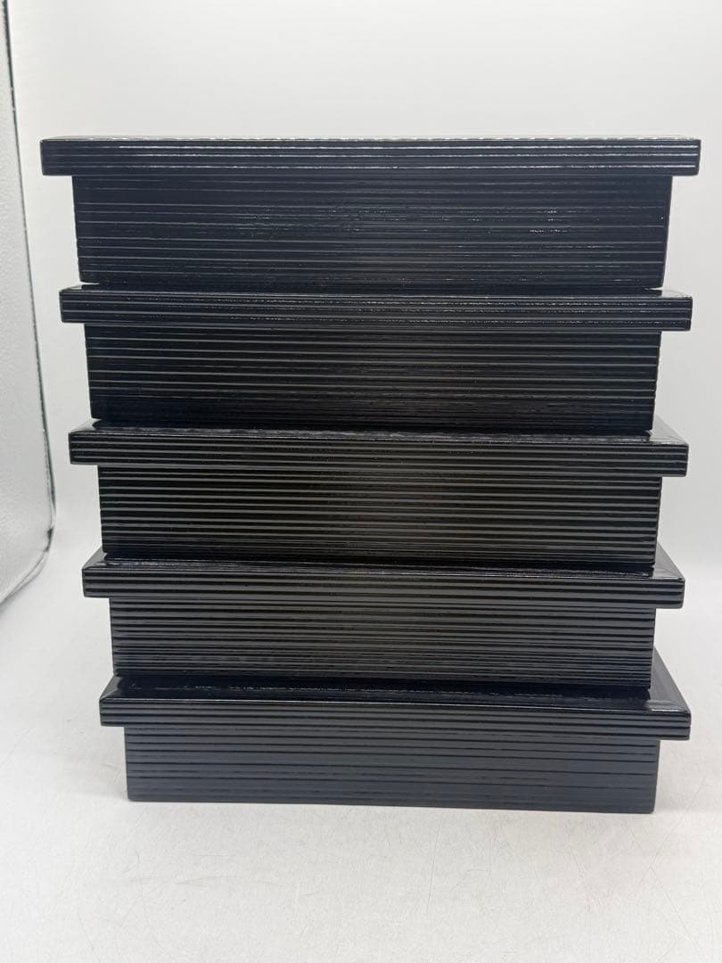 輪島塗 松花堂弁当5客　蒔絵　四つ切　木製 懐石料理251221