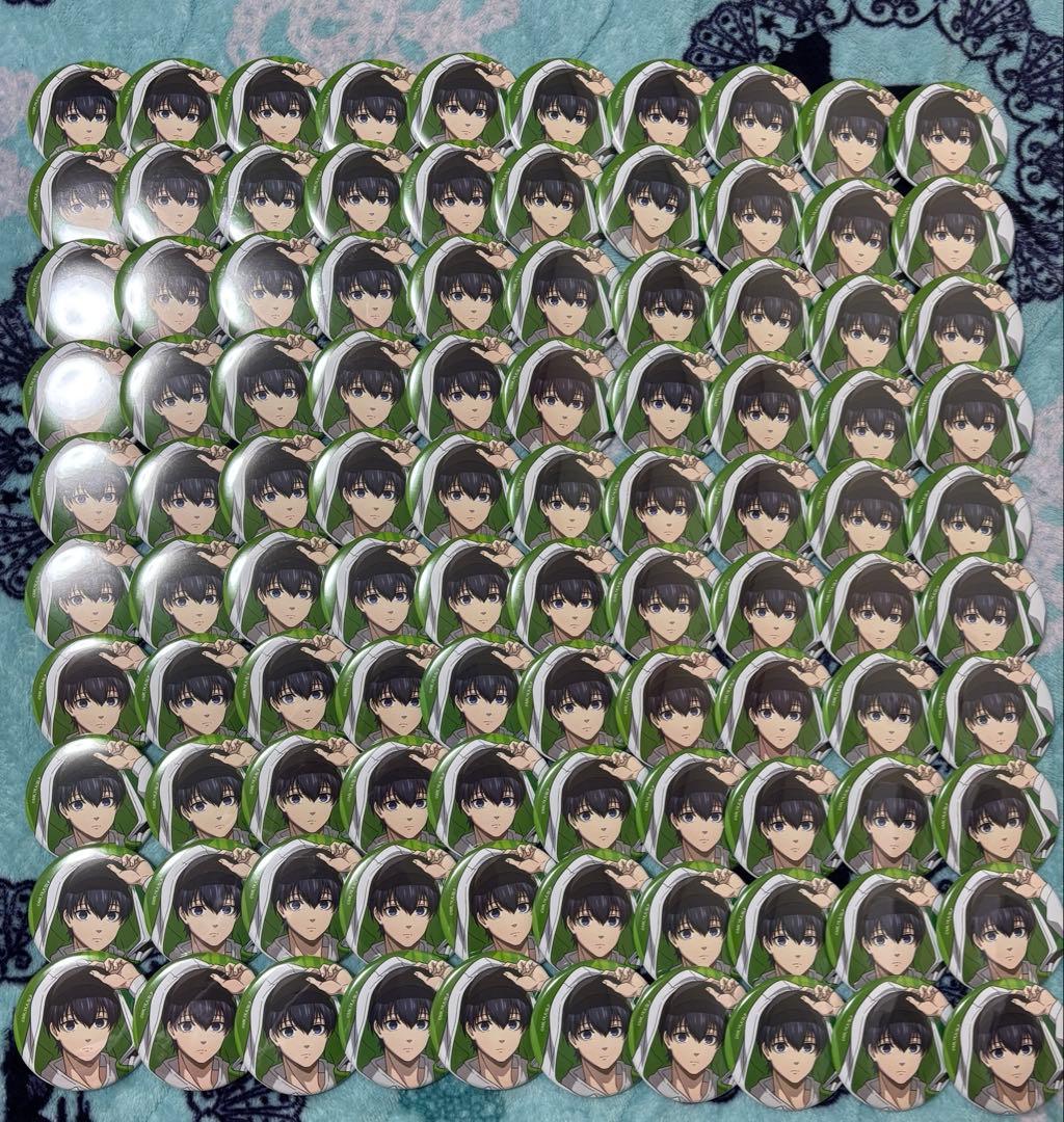 ブルーロック 潔世一 タクティカル 缶バッジ 100個 痛バ