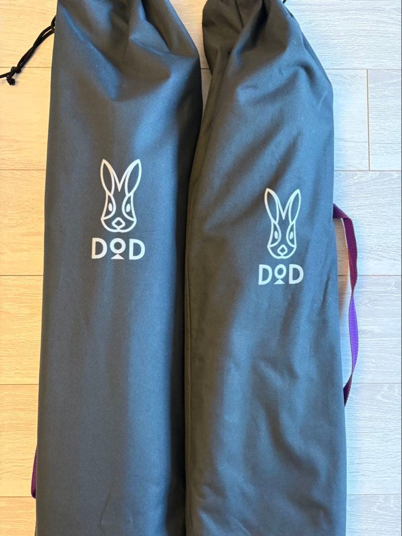 【中古セット】DOD(ディーオーディー) ワイドキャンピングベッド　コット