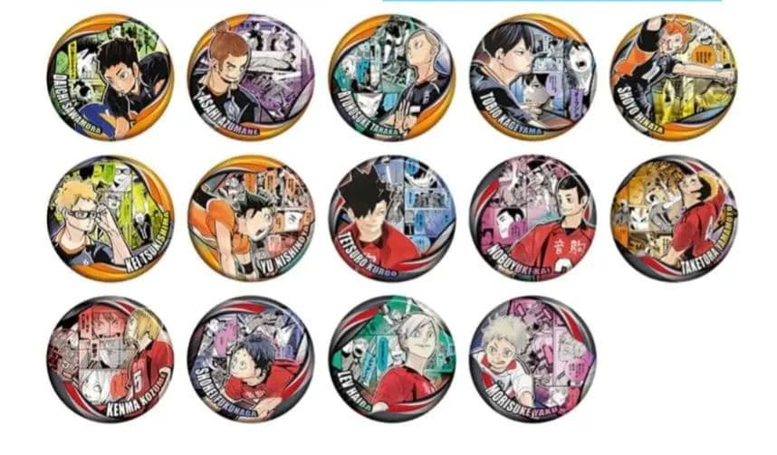 ハイキュー!! コレクション缶バッジ MEMORIES 第3弾 14点2セット