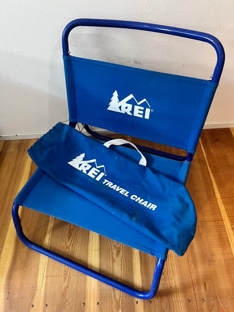 f*様 REI トラベルチェア 青 ビンテージ　貴重　美品