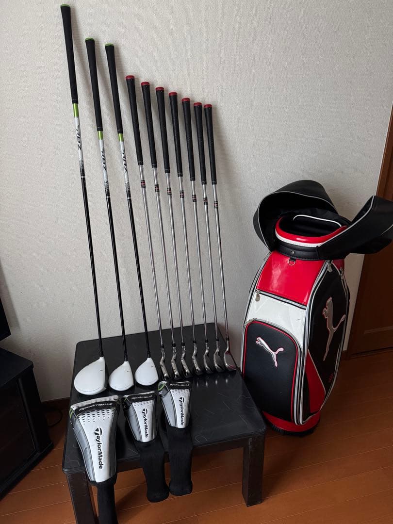 高級ゴルフクラブ バックセットテーラーメイド TaylormadeプーマPUMA