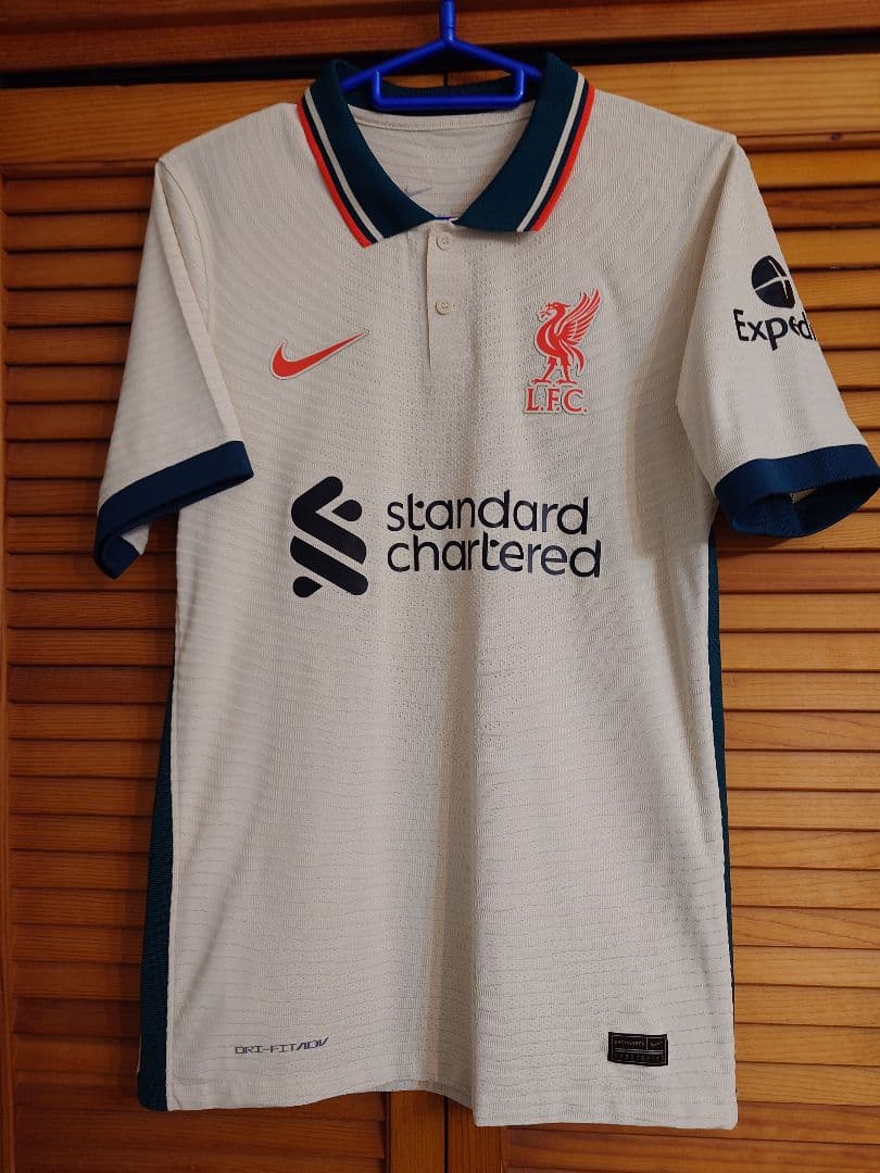 リバプール　21-22　アウェイユニフォーム　オーセンティック　S
