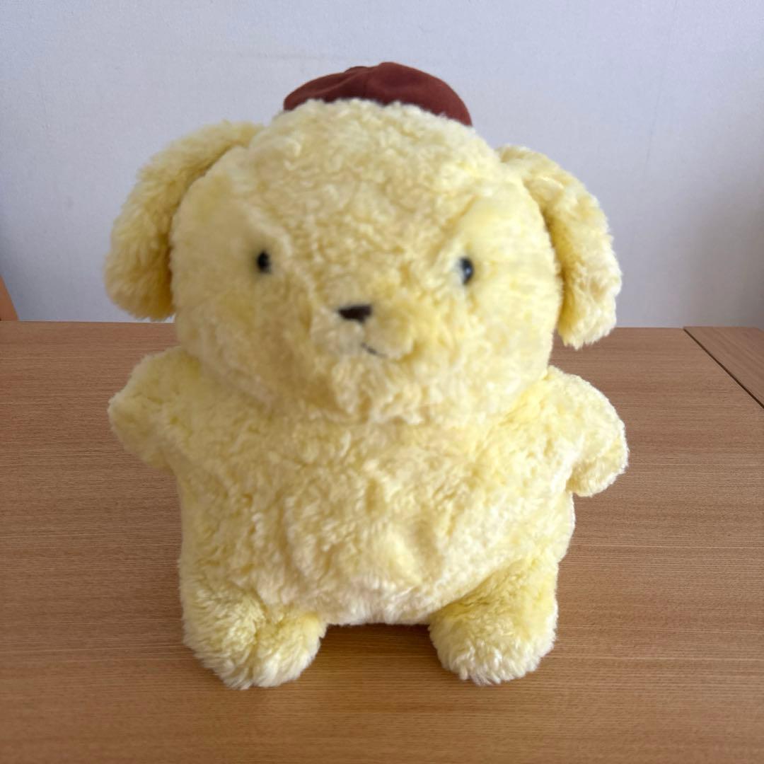 希少　初期　ポムポムプリン　ぬいぐるみ　1996年　大きめ　Mサイズ