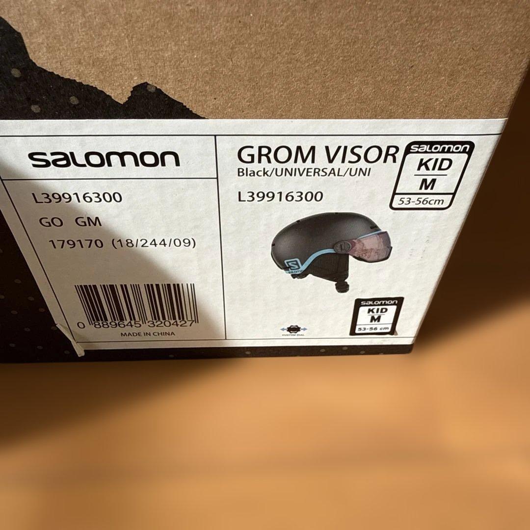 USED!salomon スキーヘルメット　キッズ Mサイズ