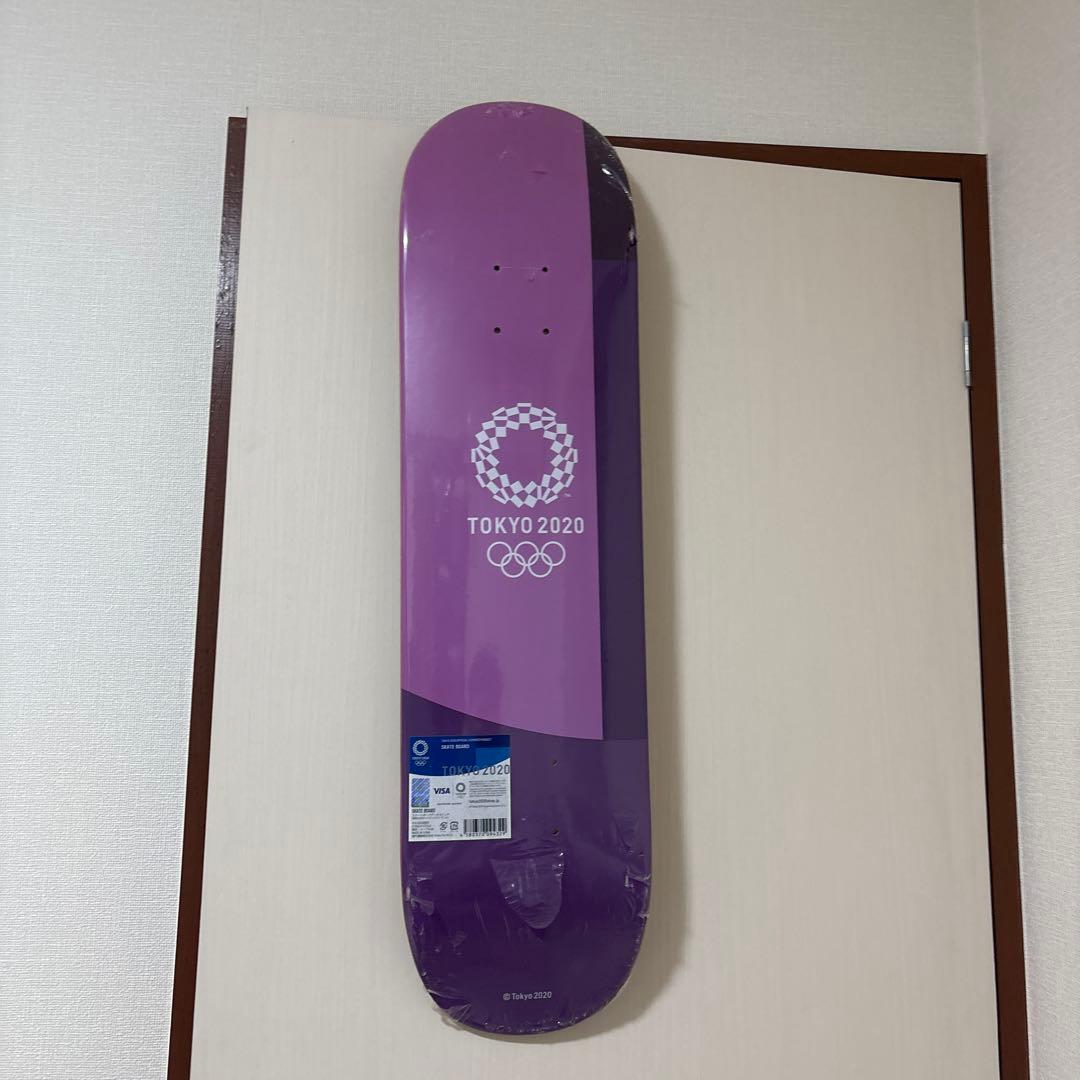 TOKYO 2020 スケートボードデッキ 紫