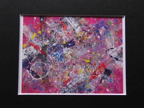 かみかぜいのうえ、天使のらくがき3A、希少な画集より、新品高級額・額装付