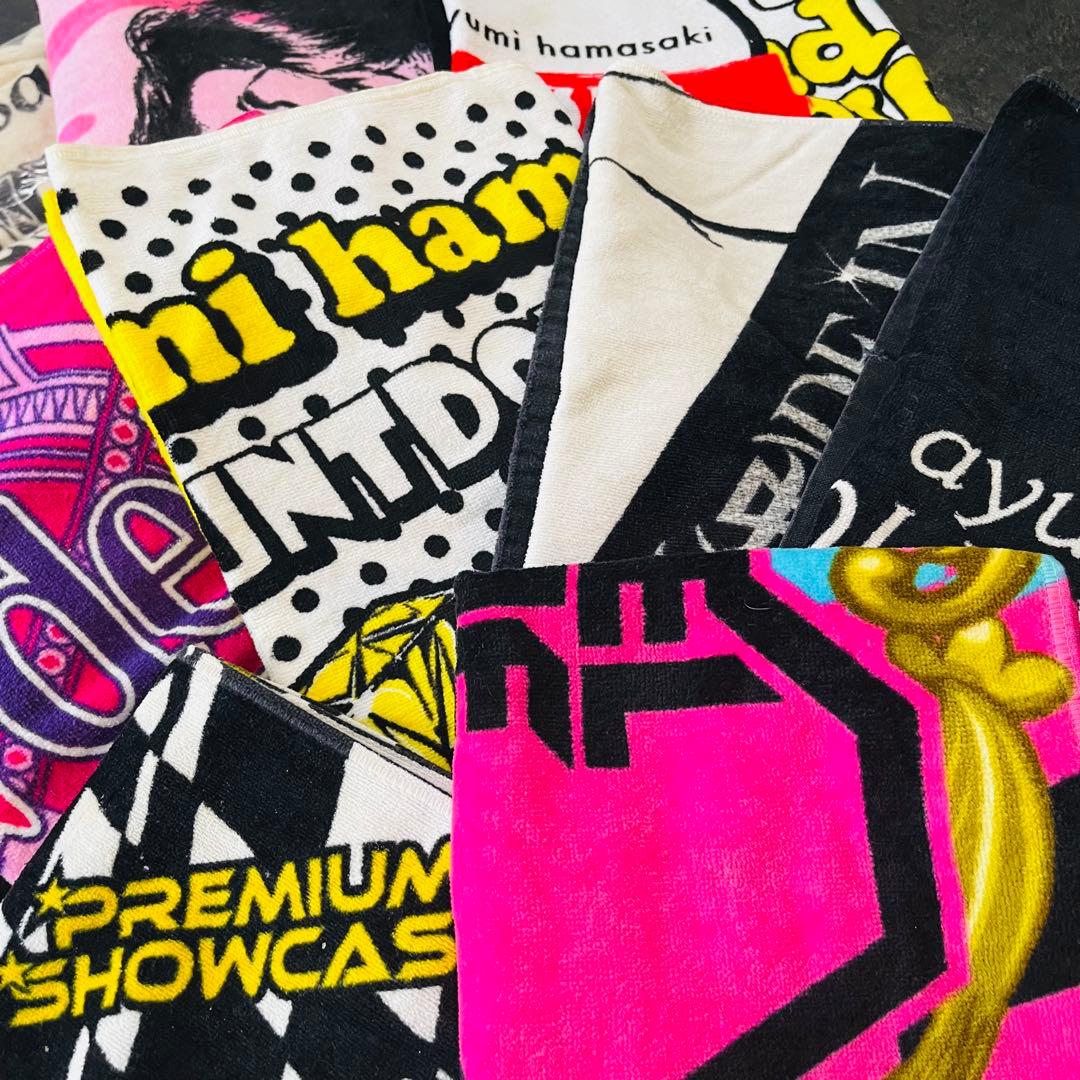 浜崎あゆみ ライブグッズ　ライブタオル　TA限定グッズ まとめ売り　ツアーグッズ