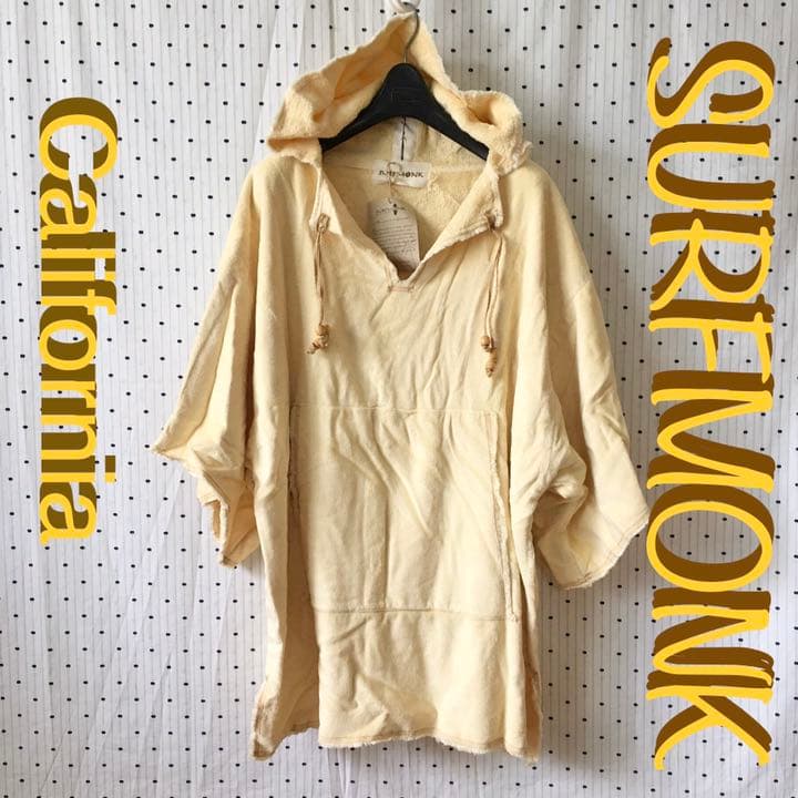 SURFMONK サーフモンクカリフォルニア限定オーバーサイズパイルフーディー
