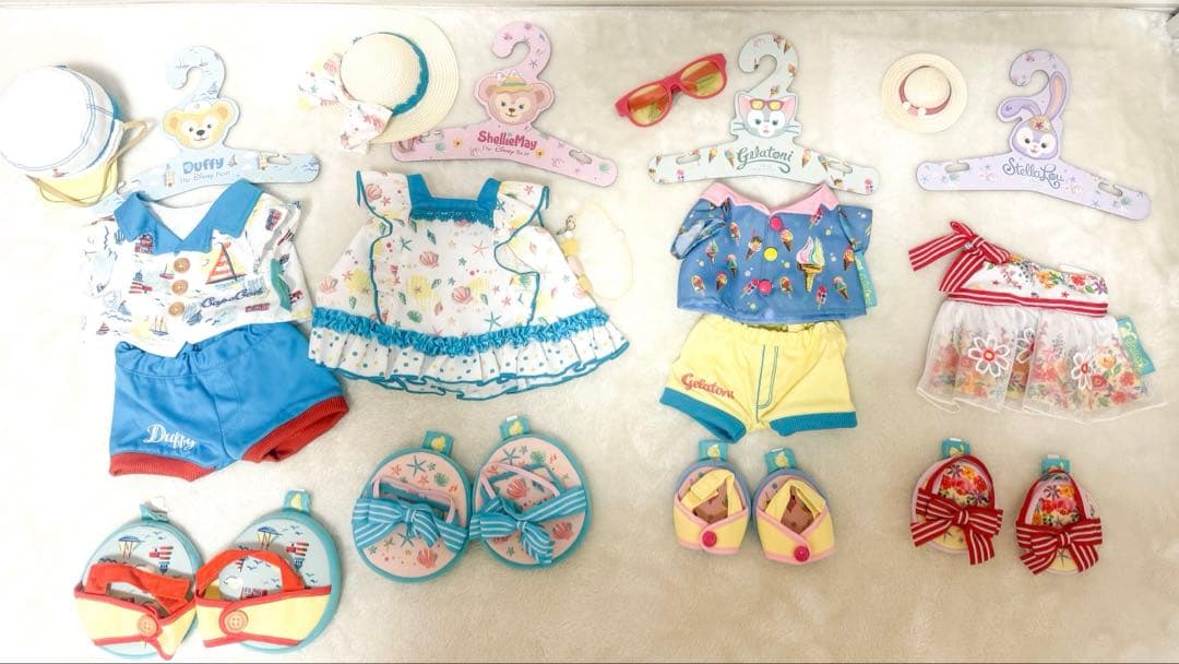 2019年　サニーファン　ダッフィーフレンズ　コスチュームセット