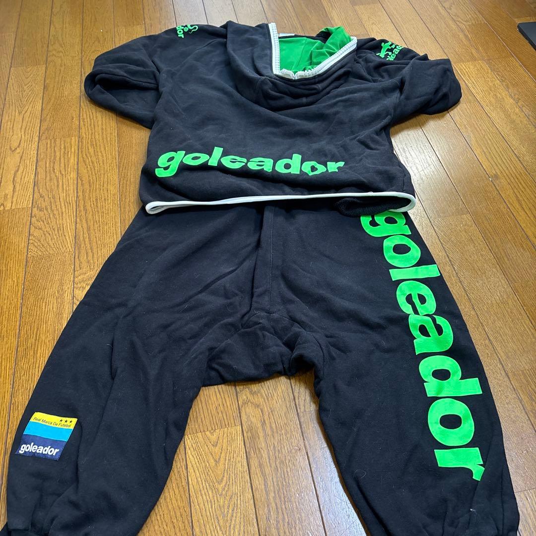 値下げ　goleador フルスーツ M 黒/緑