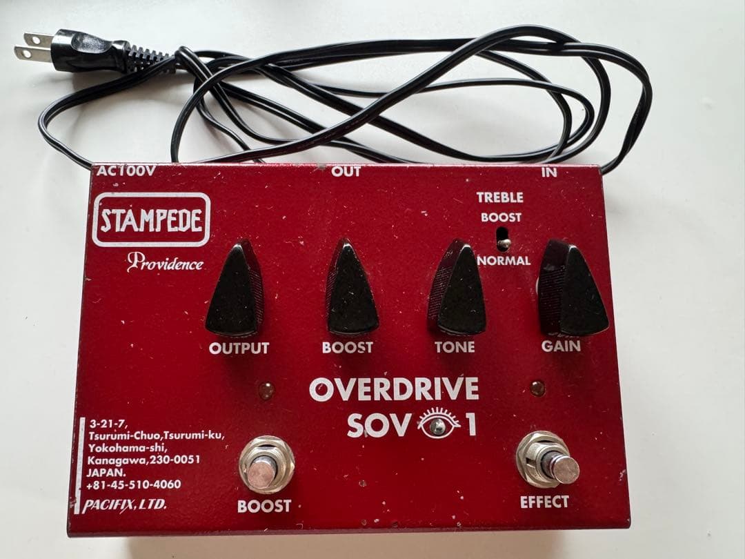 Providence OVERDRIVE SOV-1 ギターエフェクター