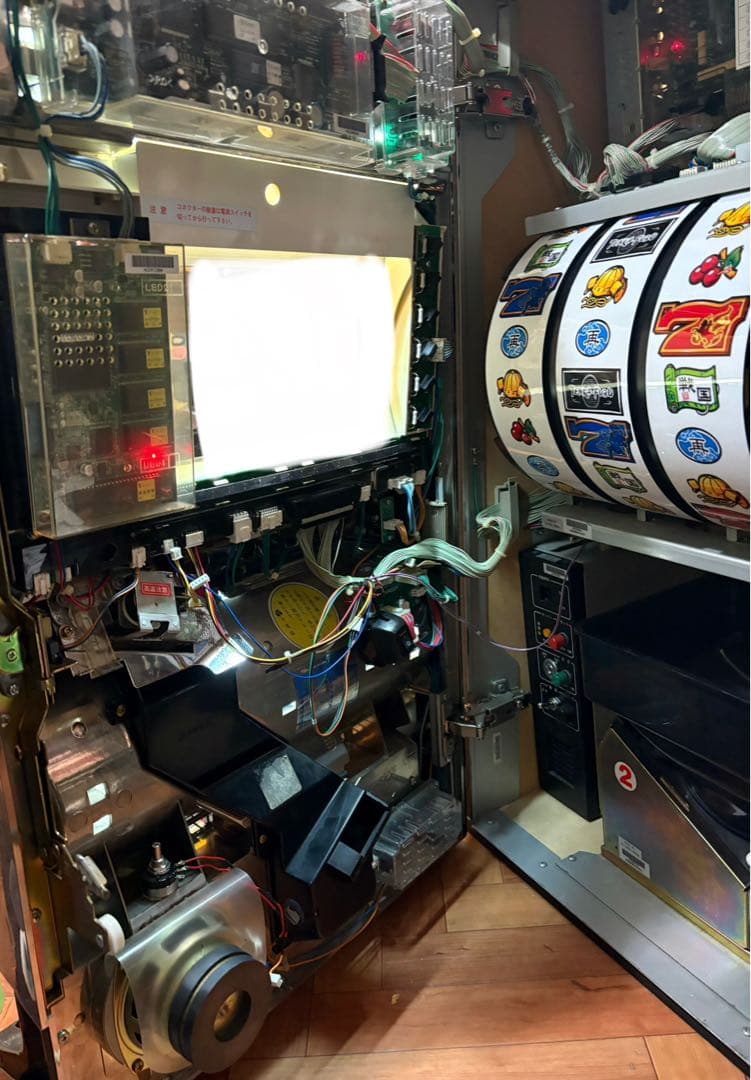 ジャンク 送料込み 初代 天下布武 4号機 パチスロ実機 不要機付 家スロ