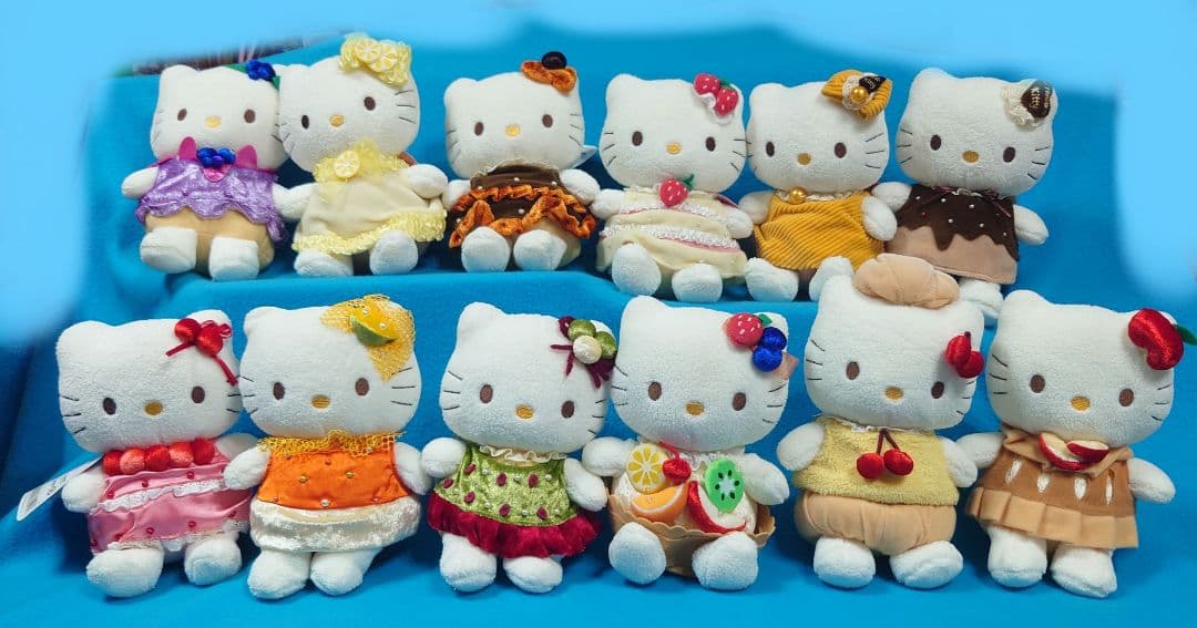 激レア♡ハローキティ♡ケーキショップ（Ｓ）♡キティちゃん12体セット☆2002