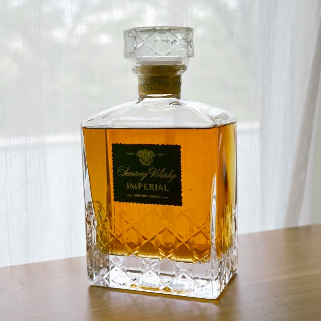 SUNTORY IMPERIAL サントリーインペリアル　カガミクリスタル　古酒